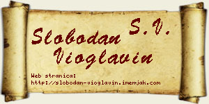 Slobodan Vioglavin vizit kartica
